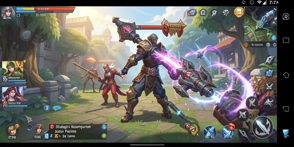 Tampilan gameplay mendebarkan dari 77RT yang menampilkan strategi dan taktik.