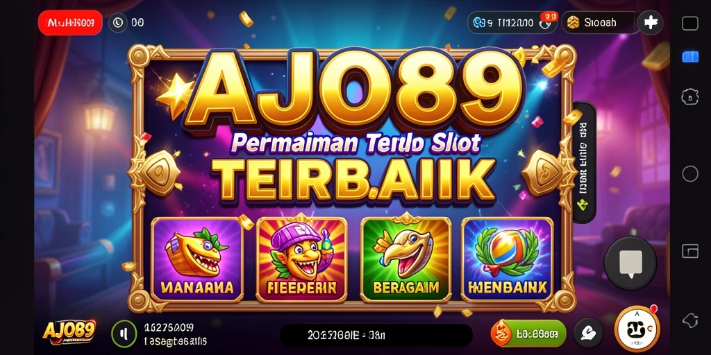 Tampilan grafis AJO89 yang memukau dalam permainan Slot.