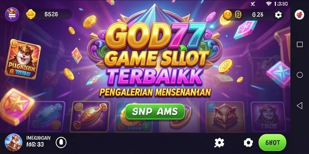 Tampilan gameplay seru dari permainan Slot GOD77.