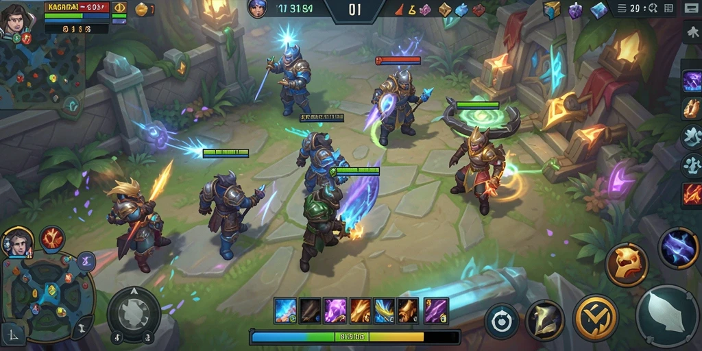 Screenshot menampilkan aksi seru dari gameplay KAGANDAN.